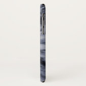 Zwarte Vlam Tie Die hoes voor iPhone X (Achterkant/links)