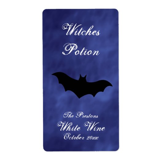 Zwarte vlek in Paarse witteswitches Etiket (Voorkant)