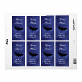 Zwarte vlek in Paarse witteswitches Etiket (Full Sheet)