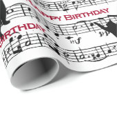 Zwarte vlekjes op blad cadeaupapier (Rol Hoek)