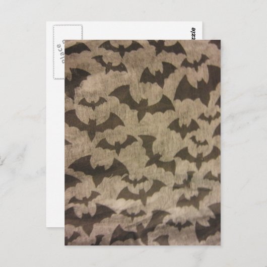 Zwarte vlekken briefkaart (Voorkant / Achterkant)