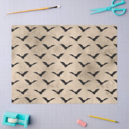  zwarte vlekken halloween ontkoppeling tissuepapier (Craft)