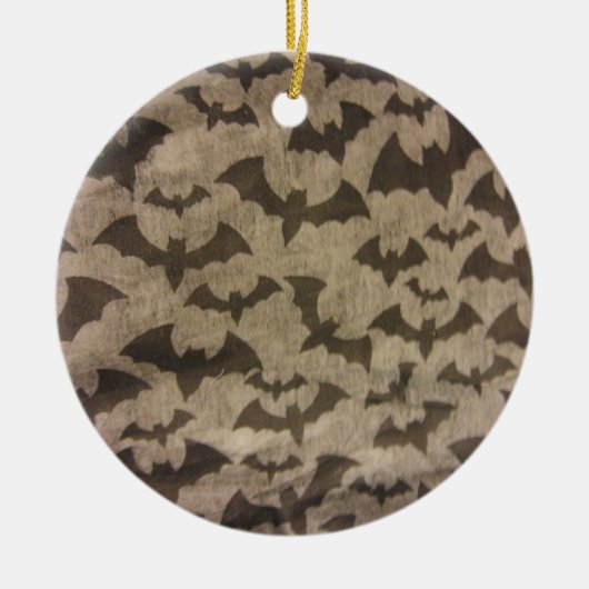 Zwarte vlekken keramisch ornament (Voorkant)