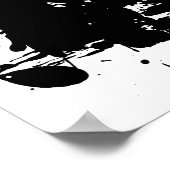 Zwarte vlekken poster (Hoek)