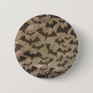 Zwarte vlekken ronde button 5,7 cm