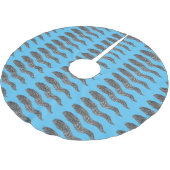 Zwarte vlekvormige cartoon kerstboom rok (Gekanteld)