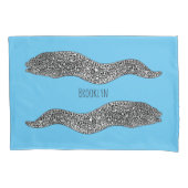 Zwarte vlekvormige cartoon kussensloop (Voorkant)