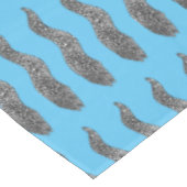 Zwarte vlekvormige cartoon tafelkleed (Gekanteld)