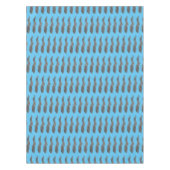 Zwarte vlekvormige cartoon tafelkleed (Voorkant)