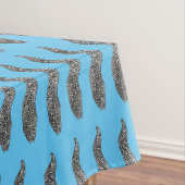 Zwarte vlekvormige cartoon tafelkleed (Voorbeeld)