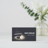 Zwarte  vleugel visitekaartje (Staand voorkant)