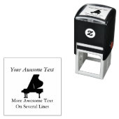 Zwarte vleugel  zelfinktende stempel (In situ)