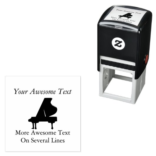 Zwarte vleugel zelfinktende stempel (In situ)