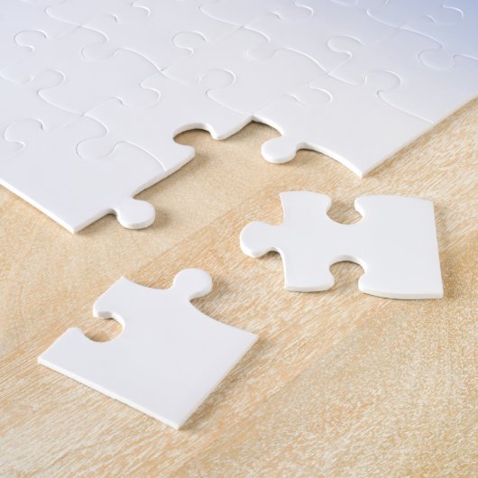 Zwarte vliegende robot blauwe lucht achtergrond legpuzzel (Zijkant)