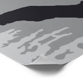 zwarte vliegende vleermuizen poster (Hoek)