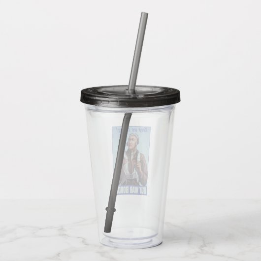 Zwarte vliegeniers: Amerikaanse WO2 militaire geve Acryl Drinkbeker (Achterkant)