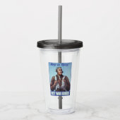 Zwarte vliegeniers: Amerikaanse WO2 militaire geve Acryl Drinkbeker (Voorkant)