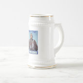 Zwarte vliegeniers: Amerikaanse WO2 militaire geve Bierpul (Voorkant rechts)