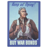 Zwarte vliegeniers: Amerikaanse WO2 militaire geve Klembord (Achterkant)