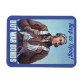 Zwarte vliegeniers: Amerikaanse WO2 militaire geve Magneet (Horizontaal)