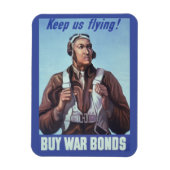 Zwarte vliegeniers: Amerikaanse WO2 militaire geve Magneet (Verticaal)