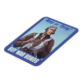 Zwarte vliegeniers: Amerikaanse WO2 militaire geve Magneet (Linkerzijde)