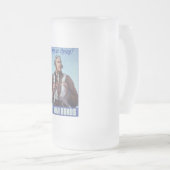 Zwarte vliegeniers: Amerikaanse WO2 militaire geve Matglas Bierpul (Voorkant rechts)