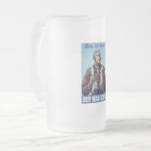 Zwarte vliegeniers: Amerikaanse WO2 militaire geve Matglas Bierpul (Voorkant links)