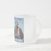 Zwarte vliegeniers: Amerikaanse WO2 militaire geve Matglas Koffiemok (Voorkant rechts)