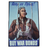 Zwarte vliegeniers: Amerikaanse WO2 militaire geve Medium Cadeauzakje (Achterkant)