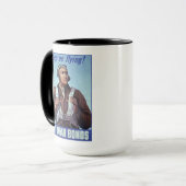 Zwarte vliegeniers: Amerikaanse WO2 militaire geve Mok (Voorkant links)