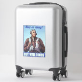 Zwarte vliegeniers: Amerikaanse WO2 militaire geve Sticker (Koffer)