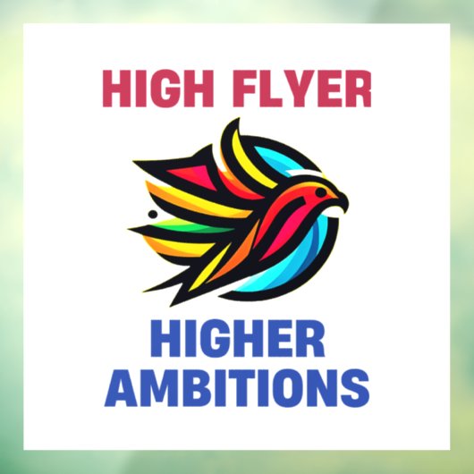 zwarte vliegervogel raamsticker (Vel 3)