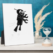 Zwarte vliegrobot fotoplaat (Zijkant)