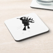 Zwarte vliegrobot onderzetter (Linkerzijde)