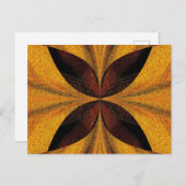 Zwarte vlinder briefkaart (Voorkant / Achterkant)