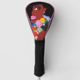 Zwarte vlinder golfheadcover