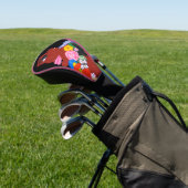Zwarte vlinder golfheadcover (Insitu)