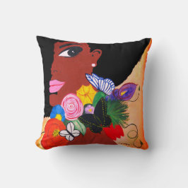 Zwarte vlinder - kussen