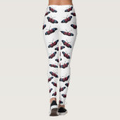 Zwarte vlinder leggings (Achterkant)