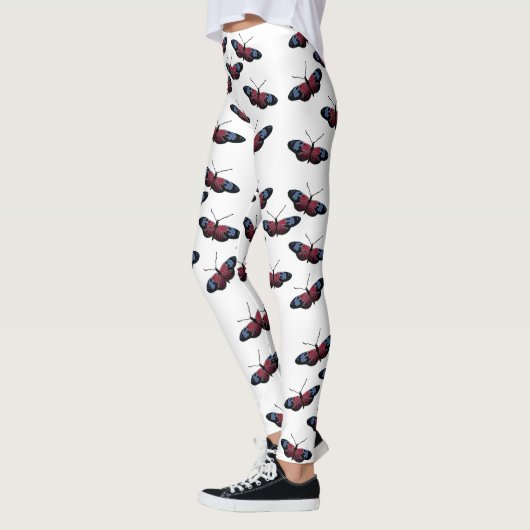 Zwarte vlinder leggings (Links)