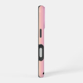 Zwarte vlinder op pastel regenboog iPhone 16 hoesje (Rechterkant)