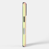 Zwarte vlinder op Pastell Rainbow Case-Mate iPhone Case (Achterkant / Rechts)