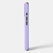 Zwarte vlinder op Pastell Rainbow Case-Mate iPhone Case (Achterkant / Links)