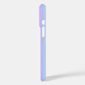Zwarte vlinder op Pastell Rainbow Case-Mate iPhone Case (Achterkant / Links)