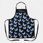 zwarte vlinder schort (Voorkant)