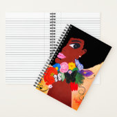 Zwarte vlinder - Spiral Notitieboek (Binnen)