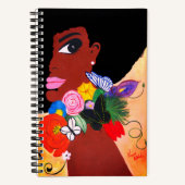 Zwarte vlinder - Spiral Notitieboek (Voorkant)