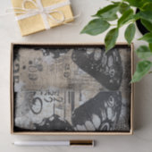 Zwarte Vlinder Vintage Tissuepapier (Geschenk)