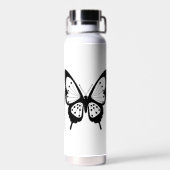 Zwarte vlinder waterfles (Achterkant)